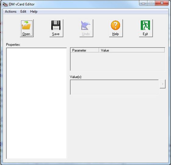 vcard editor for windows