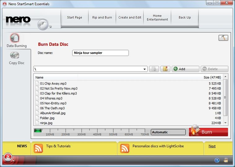 nero mp3 player software free download