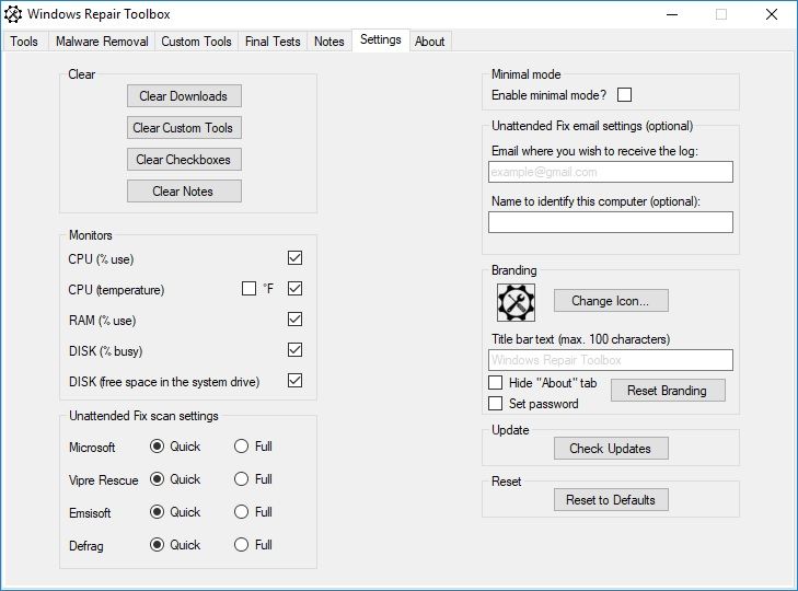 Windows Repair Toolbox 3.0.3.7 instaling