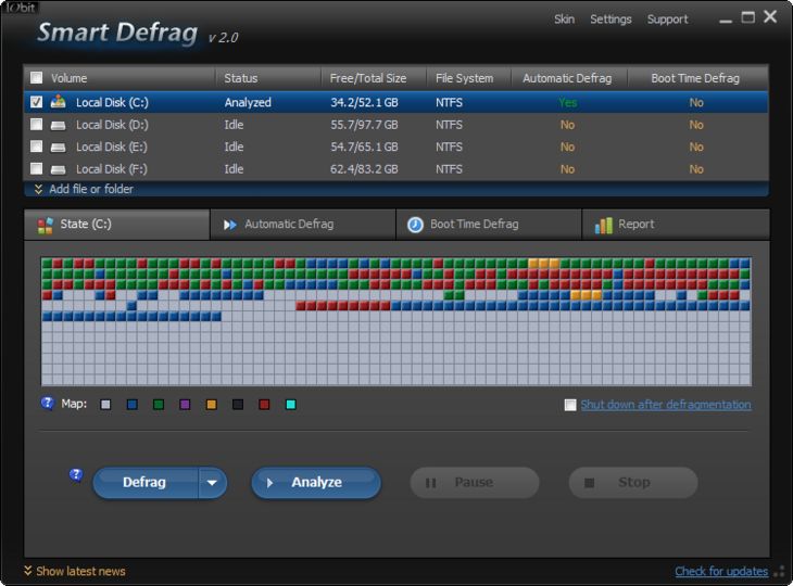 IObit Smart Defrag 9.0.0.311 free instals