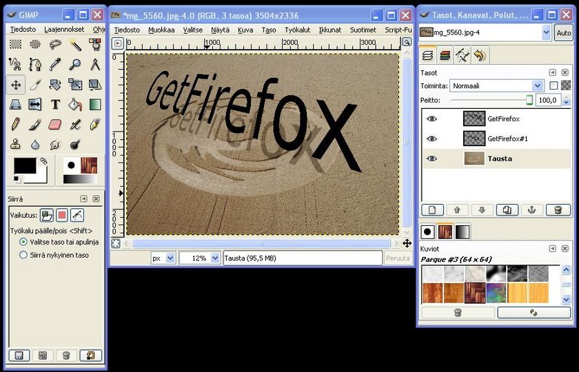 gnu image manipulation program resize image