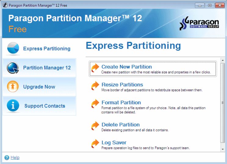 Paragon Partition Manager V9 0 Professional