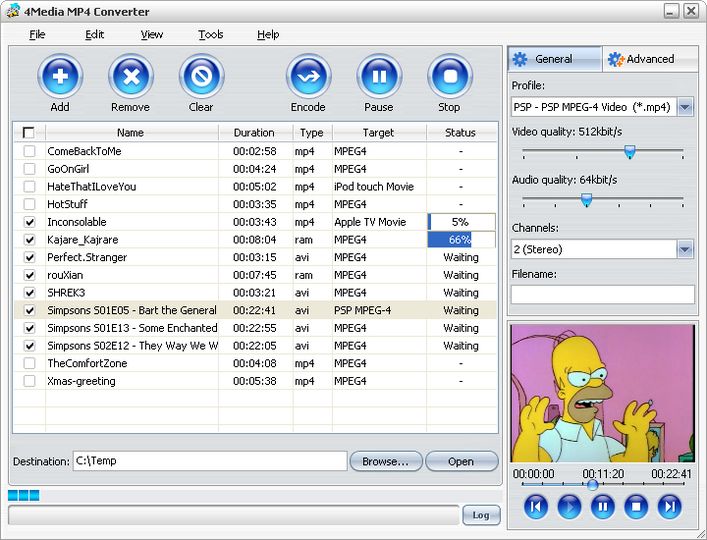 4Media MP4 Converter v3.1.53.0704b