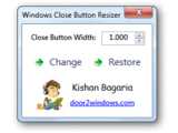 door2windows Windows Close Button Resizer v1