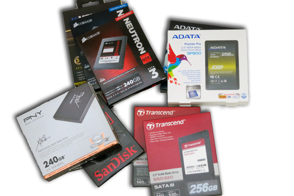 Artikel: 10 SSD'er på 240 og 256 GB