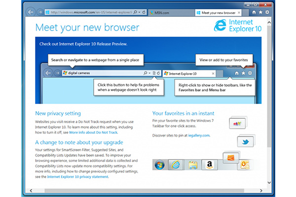 Internet Explorer 10 kan nu hentes til Windows 7