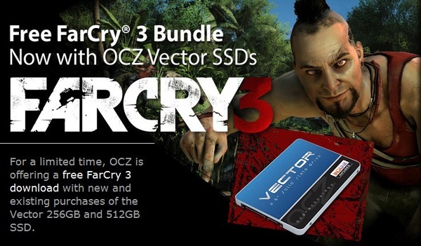 FarCry 3 sælges med alle OCZ' Vector-SSD'er