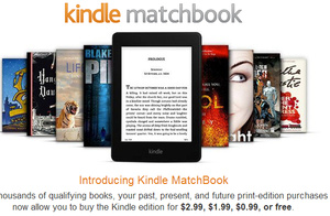 Kindle MatchBook: Amazon bundles discounted ebooks with 75,000 physical books