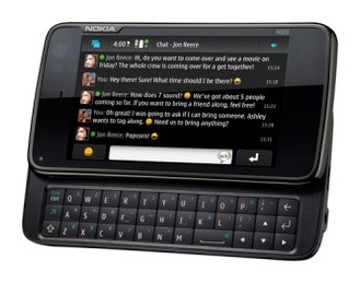 Testiss� Nokia N900:n yhteystieto- ja keskustelusovellusten Twitter-lis�osa