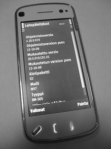 Testiss� p�ivitetty Nokia N97 - Ovi Storen selaaminen muuttui t�ydeksi tuskaksi