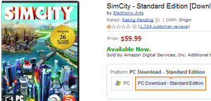 EA's horrendous always-on DRM leads to Amazon temporarily stopping sales of new 'SimCity' game, users to get free game as compensation